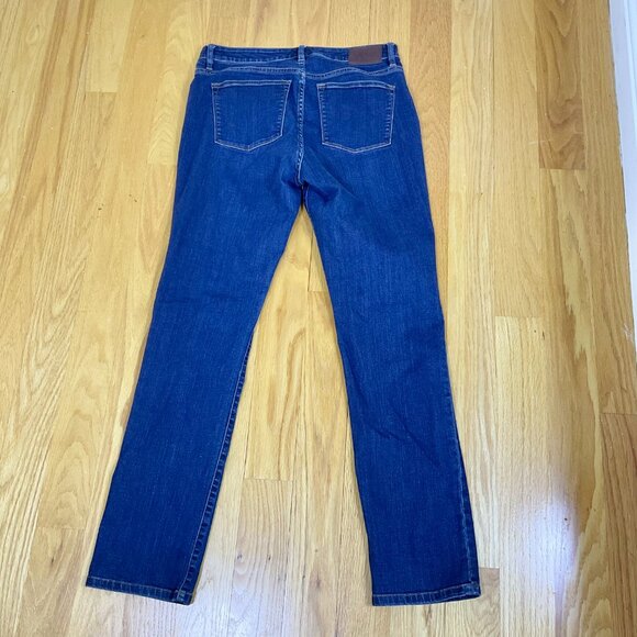 Lauren Ralph Lauren Jeans Straight Leg Modern Curvy Mid Rise Medium Wash (10) - Picture 3 of 7